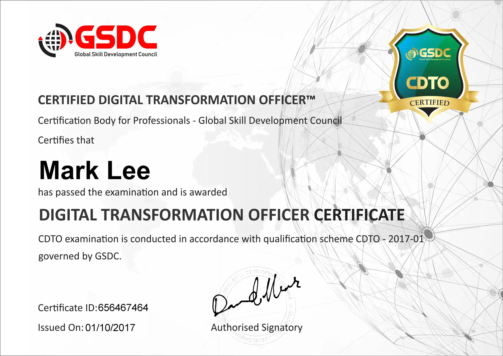 Digital Transformation Certification Harvard Digital Transformation Certification [CDTO] | GSDC
