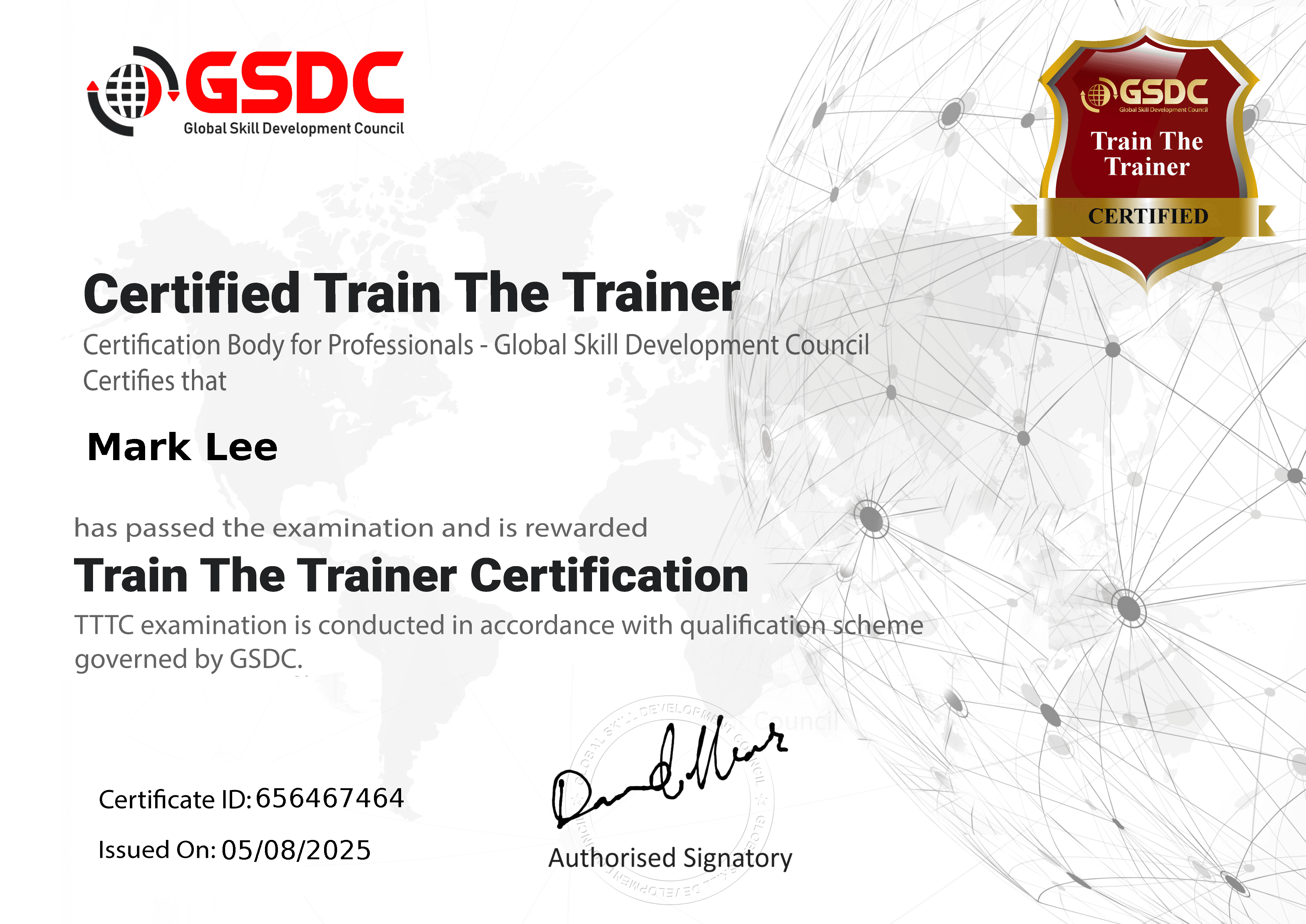  train the trainer certification